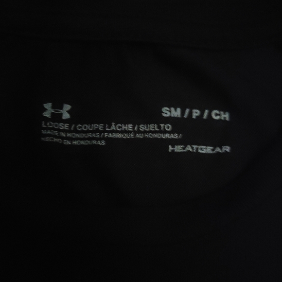 Under Armour 2.0 Tech Graphic Men's T-shirt Size Small Black Athletic Loose Fit - Picture 10 of 15